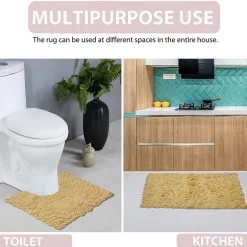Home Weavers Inc Bellflower 2-pc. Quick Dry Bath Rug Set