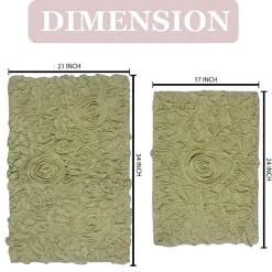 Home Weavers Inc Bellflower 2-pc. Quick Dry Bath Rug Set