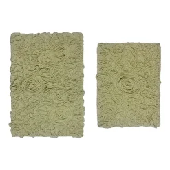 Home Weavers Inc Bellflower 2-pc. Quick Dry Bath Rug Set