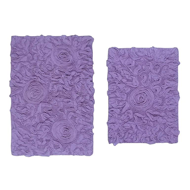Home Weavers Inc Bellflower 2-pc. Quick Dry Bath Rug Set