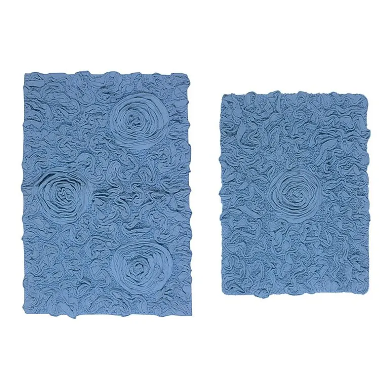 Home Weavers Inc Bellflower 2-pc. Quick Dry Bath Rug Set
