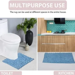 Home Weavers Inc Bellflower 2-pc. Quick Dry Bath Rug Set