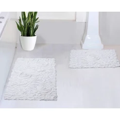 Home Weavers Inc Bellflower 2-pc. Quick Dry Bath Rug Set
