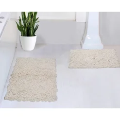Home Weavers Inc Bellflower 2-pc. Quick Dry Bath Rug Set