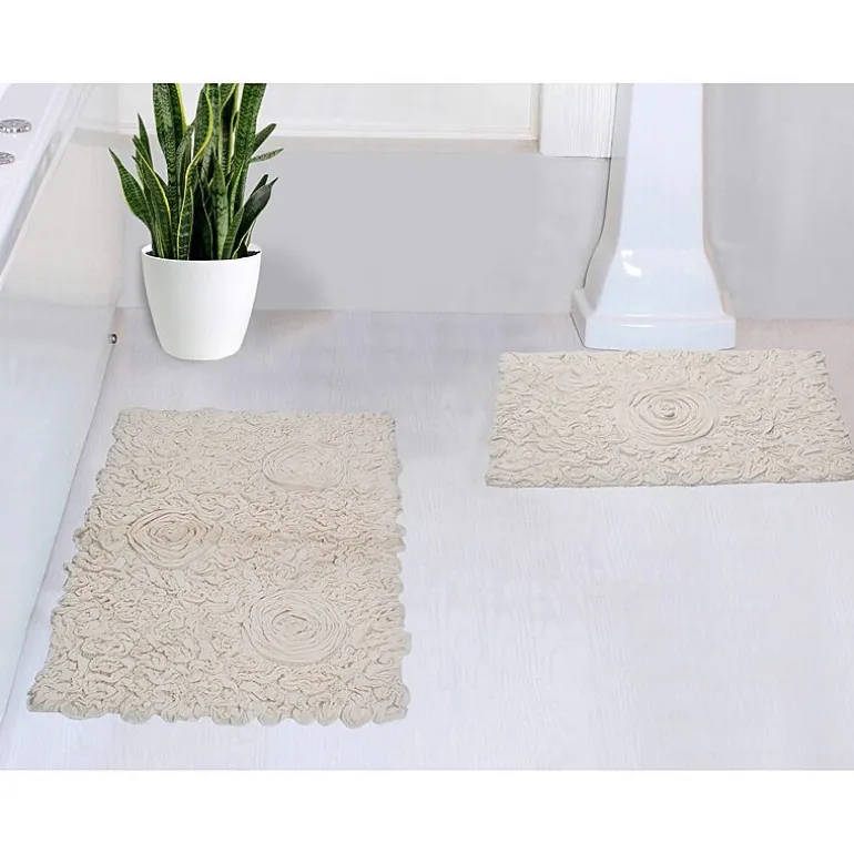 Home Weavers Inc Bellflower 2-pc. Quick Dry Bath Rug Set