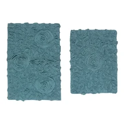 Home Weavers Inc Bellflower 2-pc. Quick Dry Bath Rug Set