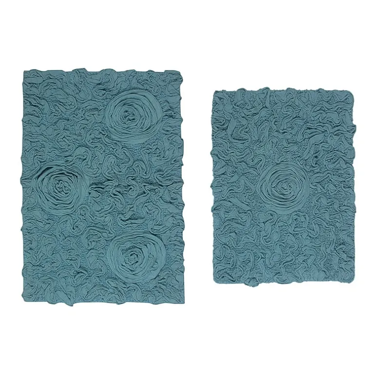 Home Weavers Inc Bellflower 2-pc. Quick Dry Bath Rug Set