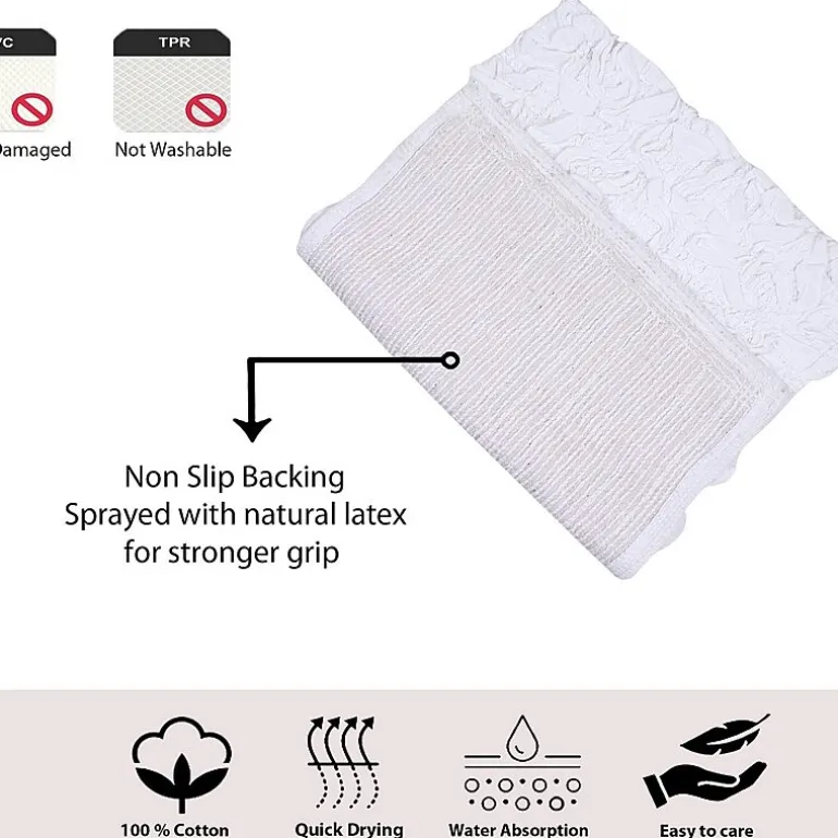 Home Weavers Inc Bellflower 2-pc. Quick Dry Bath Rug Set