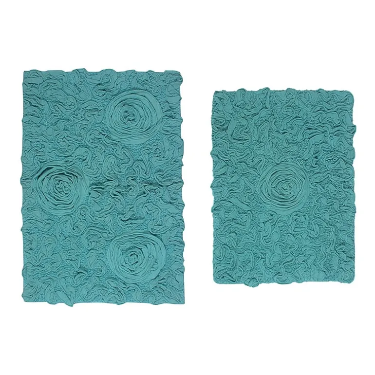 Home Weavers Inc Bellflower 2-pc. Quick Dry Bath Rug Set