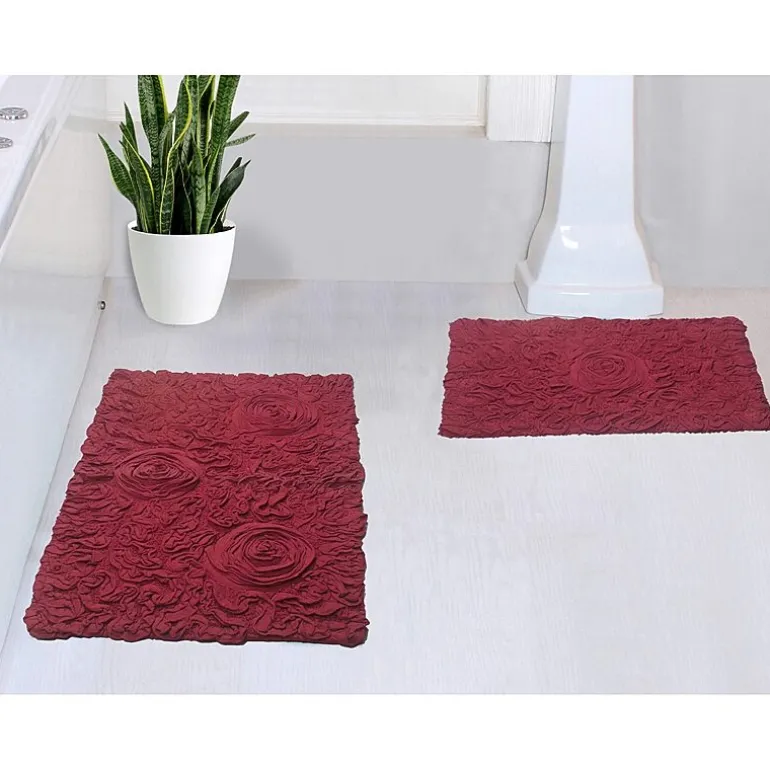 Home Weavers Inc Bellflower 2-pc. Quick Dry Bath Rug Set