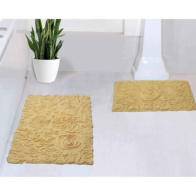 Home Weavers Inc Bellflower 2-pc. Quick Dry Bath Rug Set