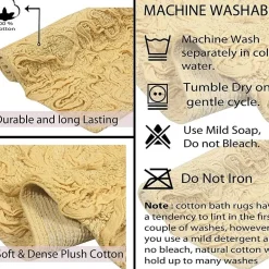 Home Weavers Inc Bellflower 2-pc. Quick Dry Bath Rug Set