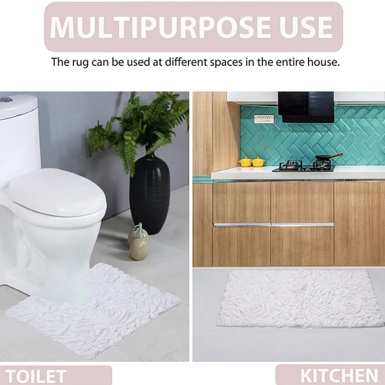 Home Weavers Inc Bellflower 2-pc. Quick Dry Bath Rug Set