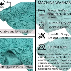 Home Weavers Inc Bellflower 2-pc. Quick Dry Bath Rug Set
