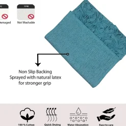 Home Weavers Inc Bellflower 2-pc. Quick Dry Bath Rug Set