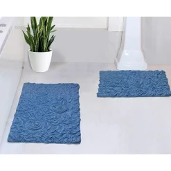 Home Weavers Inc Bellflower 2-pc. Quick Dry Bath Rug Set