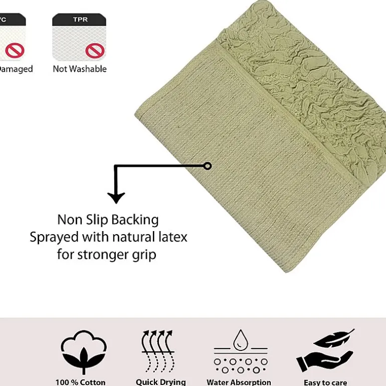 Home Weavers Inc Bellflower 2-pc. Quick Dry Bath Rug Set