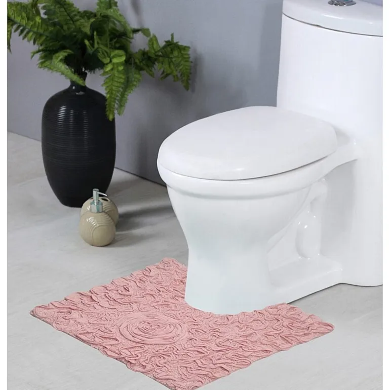 Home Weavers Inc Bellflower Quick Dry 20X20 Inch Bath Rug
