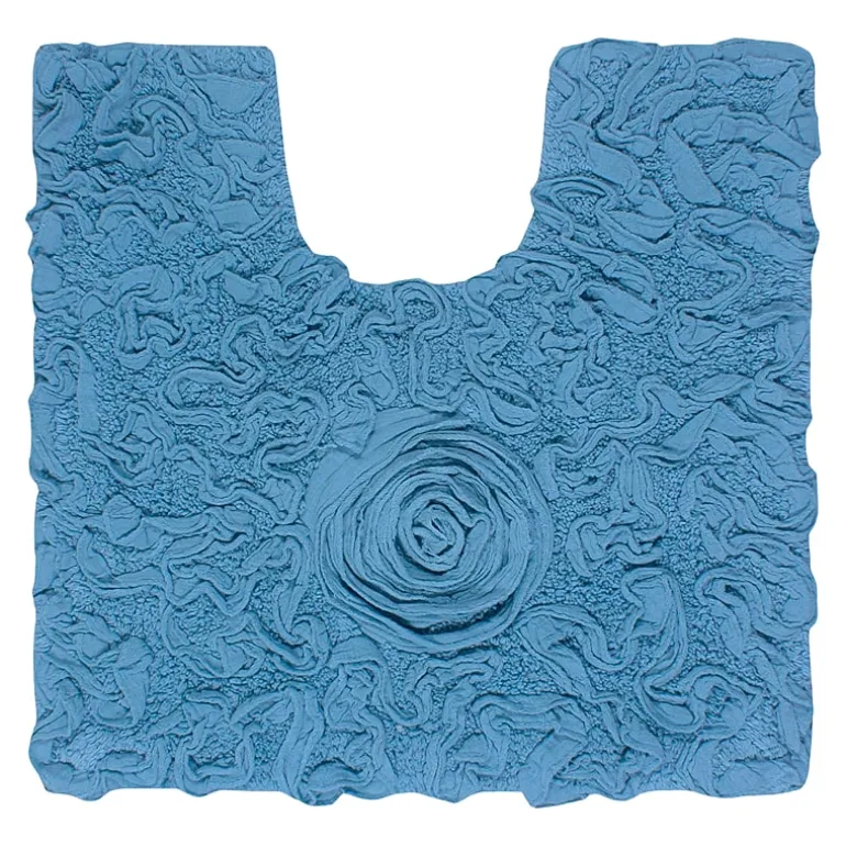 Home Weavers Inc Bellflower Quick Dry 20X20 Inch Bath Rug