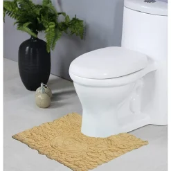 Home Weavers Inc Bellflower Quick Dry 20X20 Inch Bath Rug