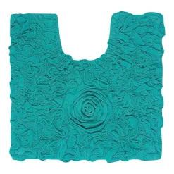 Home Weavers Inc Bellflower Quick Dry 20X20 Inch Bath Rug