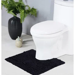 Home Weavers Inc Bellflower Quick Dry 20X20 Inch Bath Rug