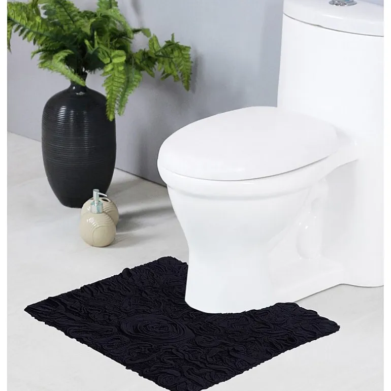 Home Weavers Inc Bellflower Quick Dry 20X20 Inch Bath Rug