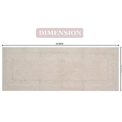 Home Weavers Inc Classy Quick Dry 21X54 Inch Bath Rug