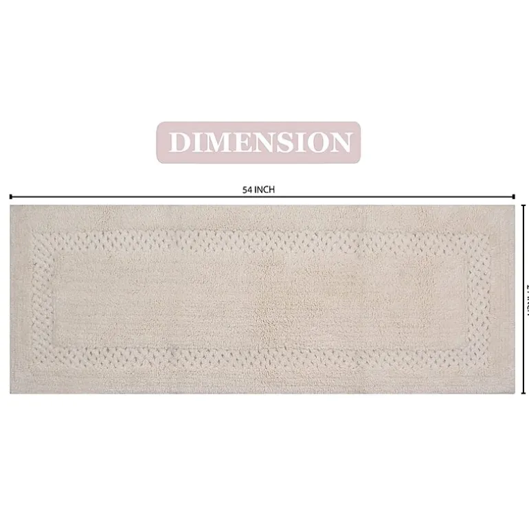 Home Weavers Inc Classy Quick Dry 21X54 Inch Bath Rug