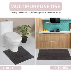 Home Weavers Inc Classy Quick Dry 21X54 Inch Bath Rug