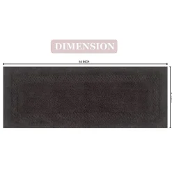 Home Weavers Inc Classy Quick Dry 21X54 Inch Bath Rug