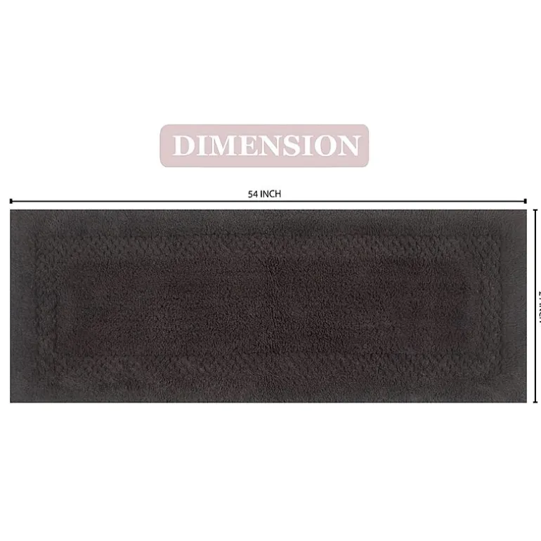 Home Weavers Inc Classy Quick Dry 21X54 Inch Bath Rug