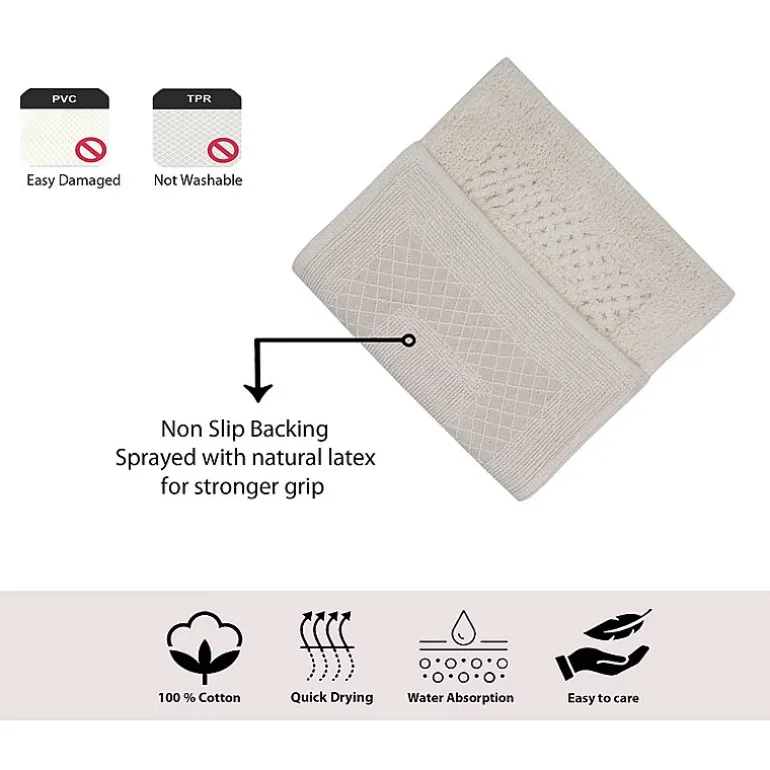 Home Weavers Inc Classy Quick Dry 21X54 Inch Bath Rug