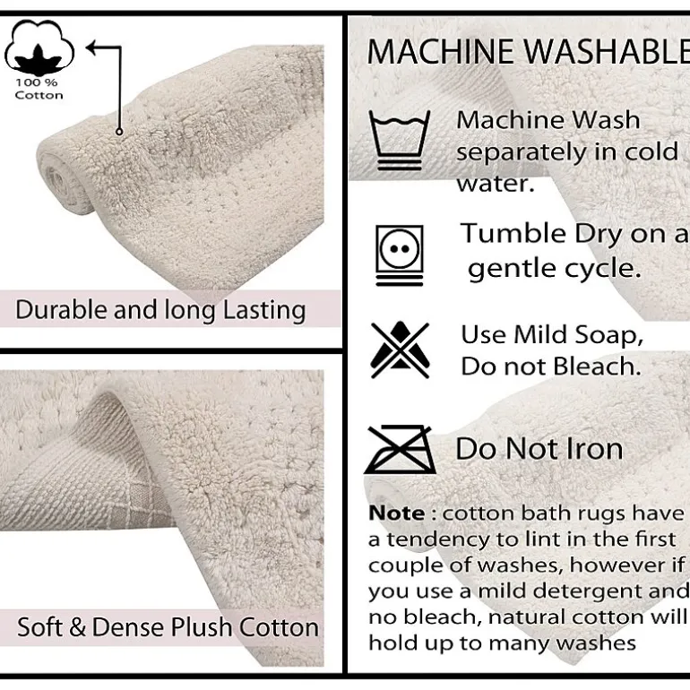 Home Weavers Inc Classy Quick Dry 21X54 Inch Bath Rug