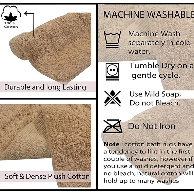 Home Weavers Inc Classy Quick Dry 21X54 Inch Bath Rug