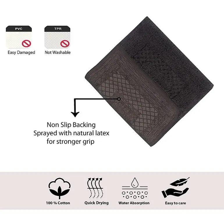 Home Weavers Inc Classy Quick Dry 21X54 Inch Bath Rug