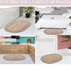 Home Weavers Inc Double Ruffle Toilet Lid Cover