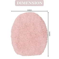 Home Weavers Inc Double Ruffle Toilet Lid Cover