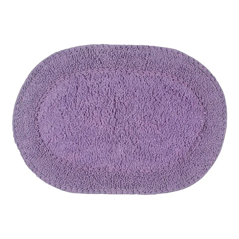 Home Weavers Inc Double Ruffle 17X24 Inch Quick Dry Bath Rug