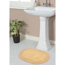 Home Weavers Inc Double Ruffle 17X24 Inch Quick Dry Bath Rug