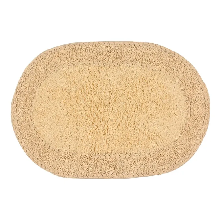 Home Weavers Inc Double Ruffle 17X24 Inch Quick Dry Bath Rug
