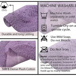 Home Weavers Inc Double Ruffle 17X24 Inch Quick Dry Bath Rug