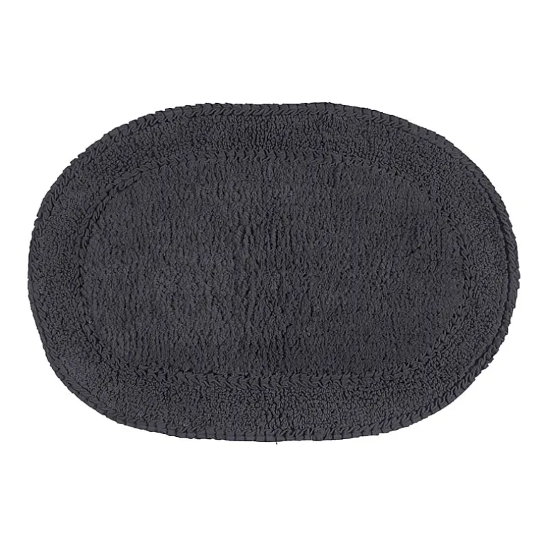 Home Weavers Inc Double Ruffle 17X24 Inch Quick Dry Bath Rug