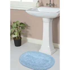 Home Weavers Inc Double Ruffle 17X24 Inch Quick Dry Bath Rug
