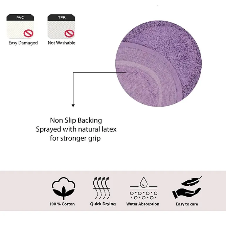 Home Weavers Inc Double Ruffle 17X24 Inch Quick Dry Bath Rug