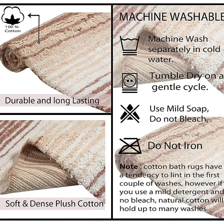 Home Weavers Inc Gradiation Quick Dry Bath Rug