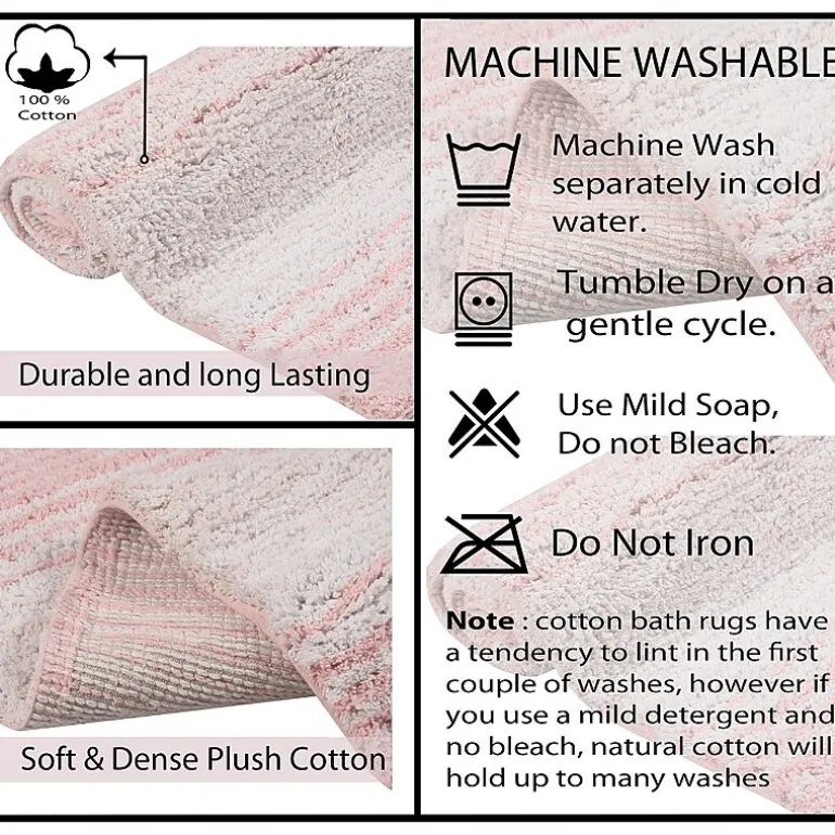 Home Weavers Inc Gradiation Quick Dry Bath Rug