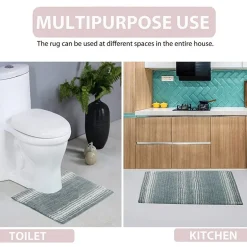 Home Weavers Inc Gradiation Quick Dry Bath Rug