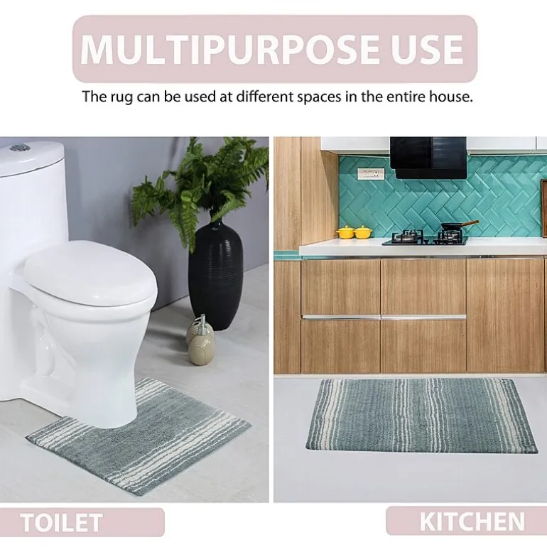 Home Weavers Inc Gradiation Quick Dry Bath Rug