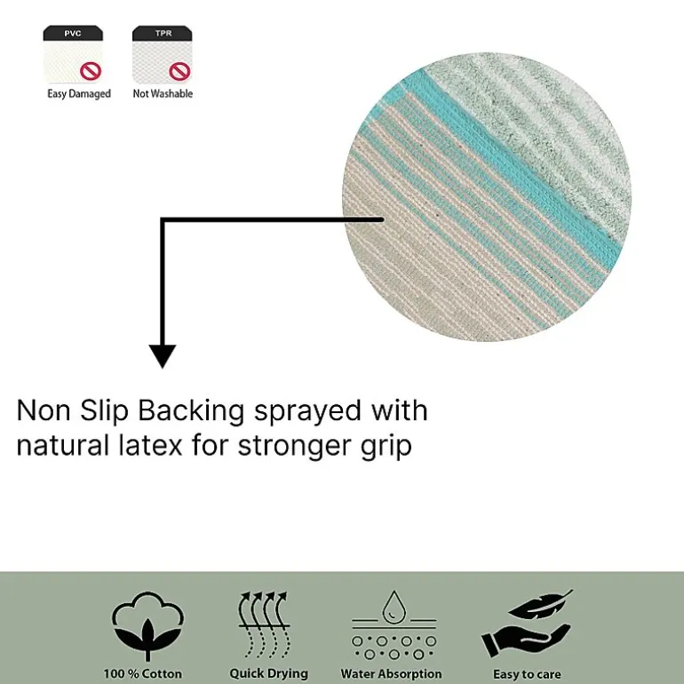 Home Weavers Inc Gradiation Quick Dry Bath Rug